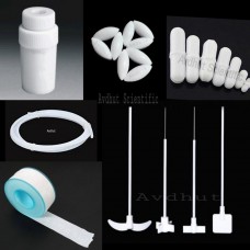 Lab Teflon wares Ptfe Stirrer with Blade, Magnetic Stirrer Bar, Stuffing Box and Teflon  Tape